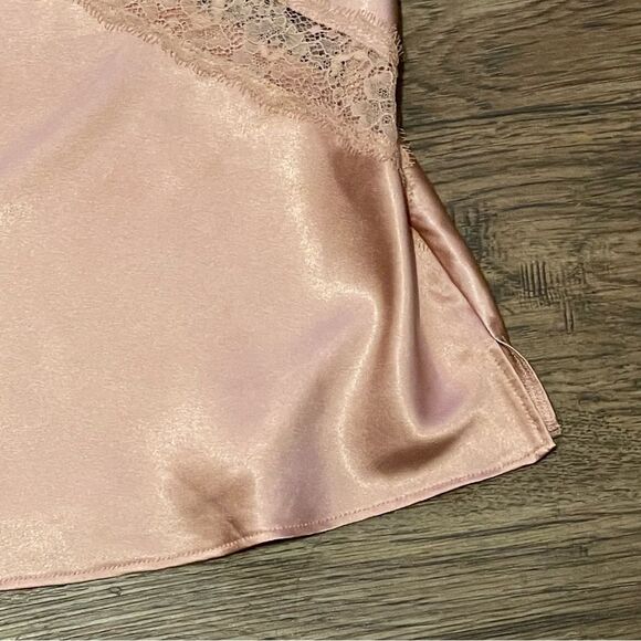 Victoria’s Secret Lightweight Camisole Top Dusty Rose Pink Adjustable Strap XL - Picture 14 of 16